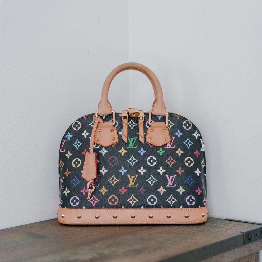 Louis Vuitton Alma PM NM Multicolor Black - Picture 1 of 16